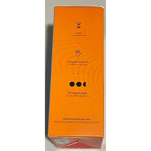 Think Teens 2 Pairs Period Reusable Underwear Size Small New In Box - Picture 7 of 8